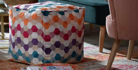 Bean Cubes Pouf 40x40x40cm