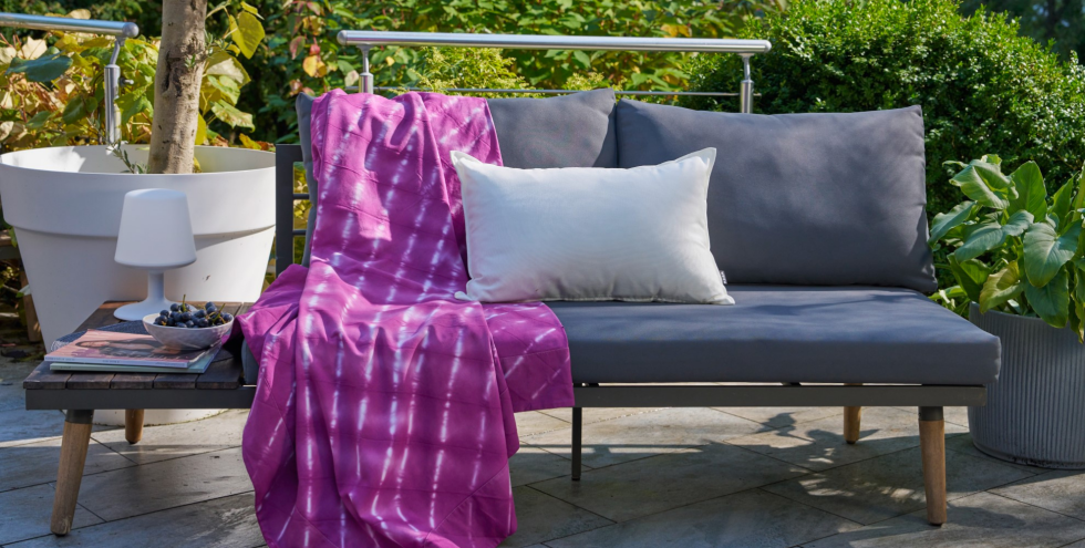   Handgefertigte Bankauflagen  und  Sitzkissen...