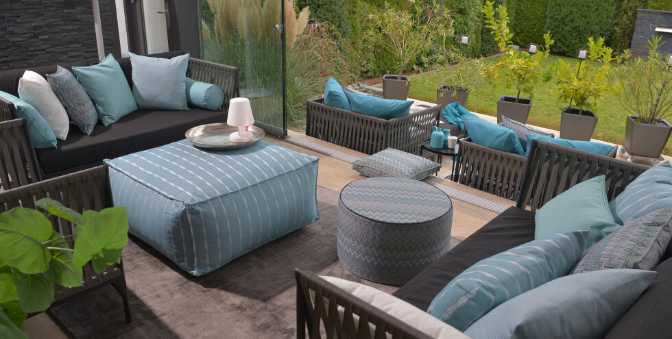 Outdoor Serie Jardin azul