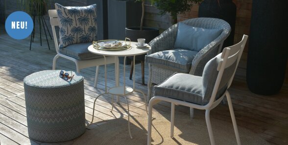  Die Outdoor-Serie „Aqua Tones“...