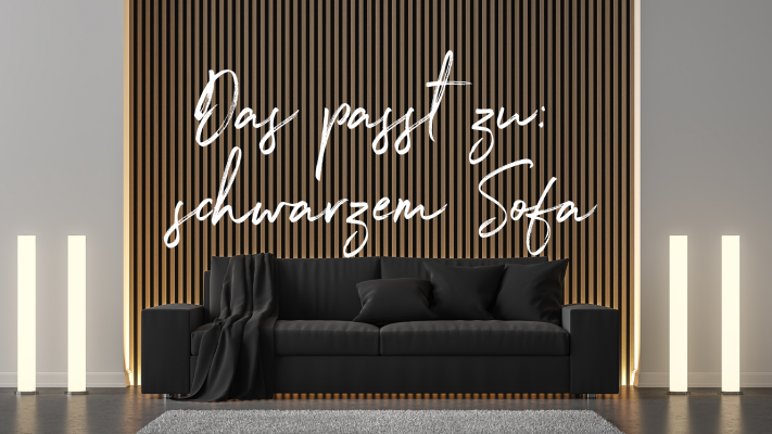Styling Tipps für Dein schwarzes Sofa - 