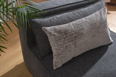 H.O.C.K. Groovy Pattern Wendekissen 70x40cm slate grau