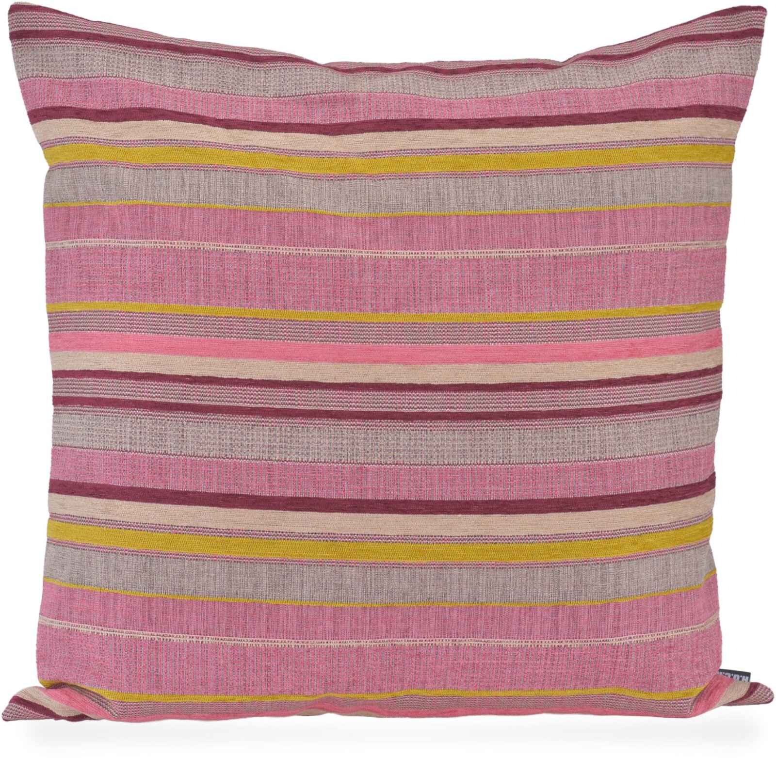 H.O.C.K. Mary Rückenkissen 60x60cm Streifen pink lila mais col. 204