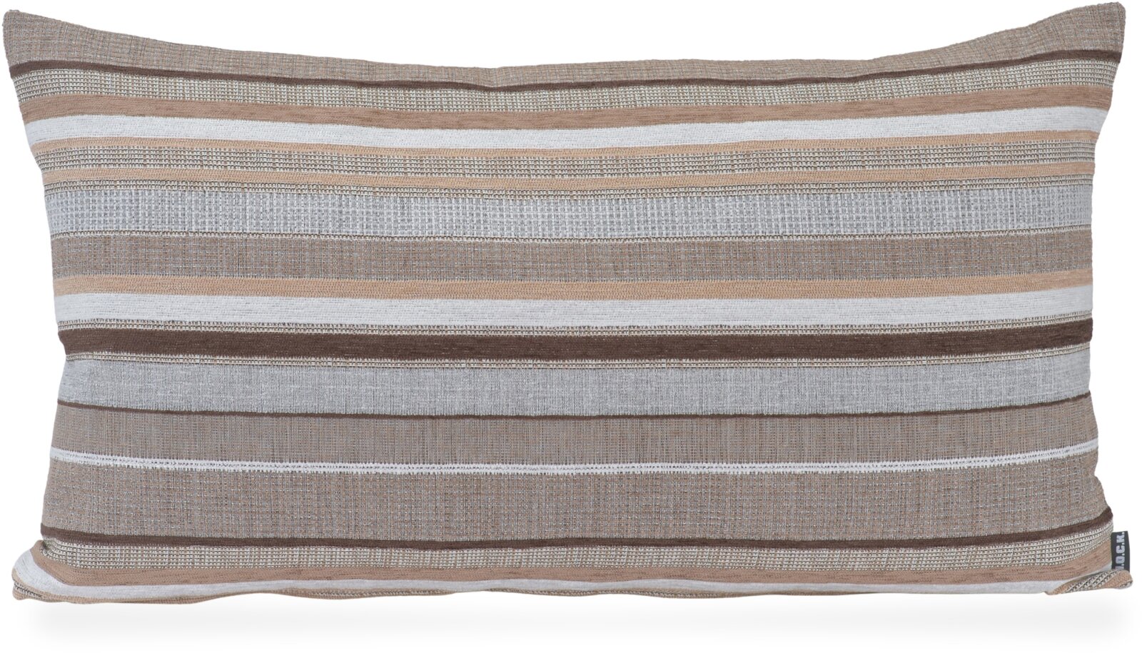 H.O.C.K. Mary Dekokissen 70x40cm Streifen braun taupe beige col. 201
