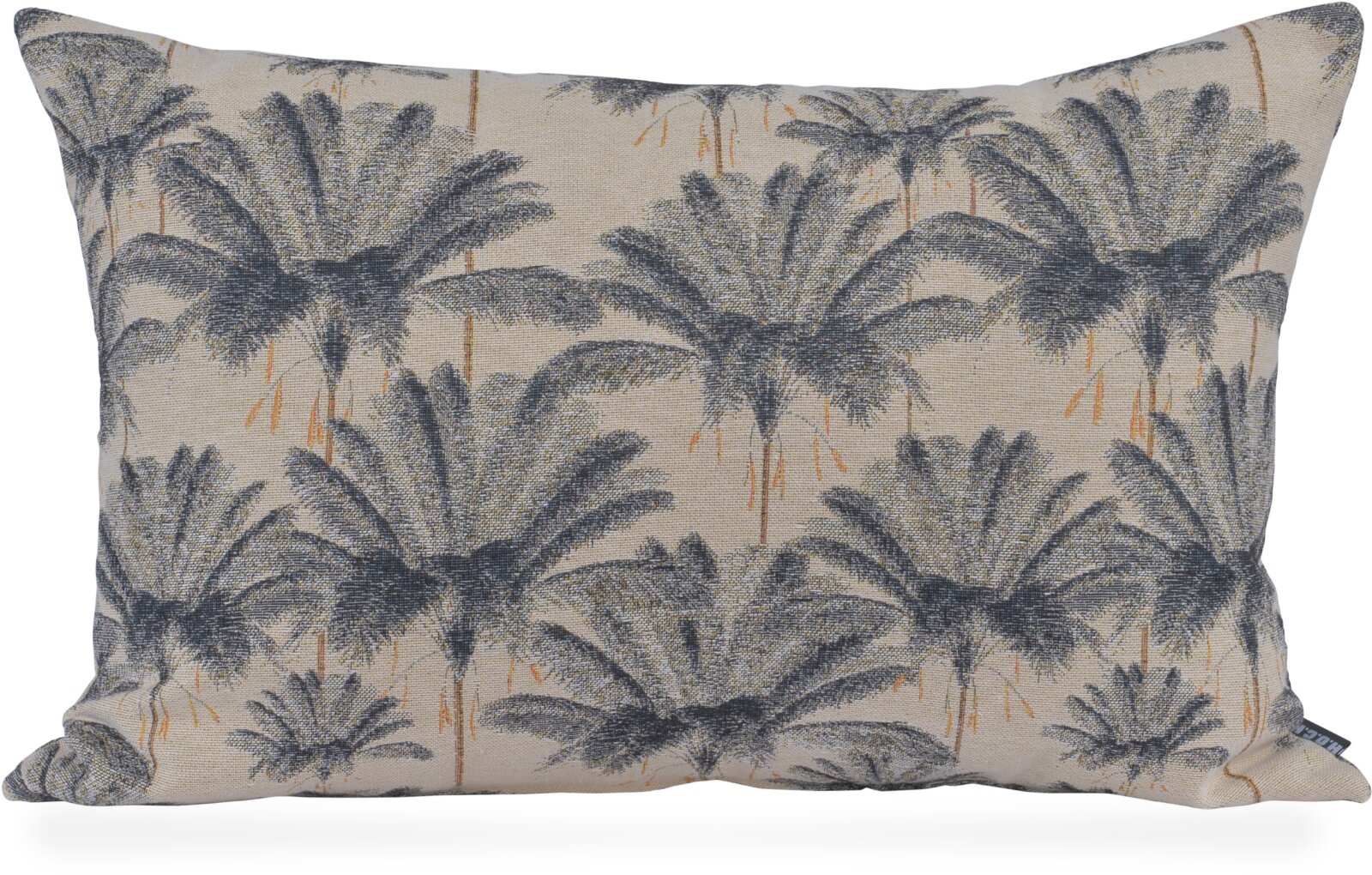 H.O.C.K. Palm tree Dekokissen 60x40cm grau anthrazit Palmen