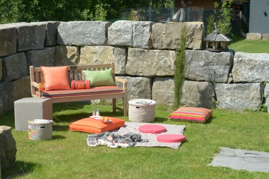 H.O.C.K. Caribe Outdoor Kissen 60x40cm orange naranja 01