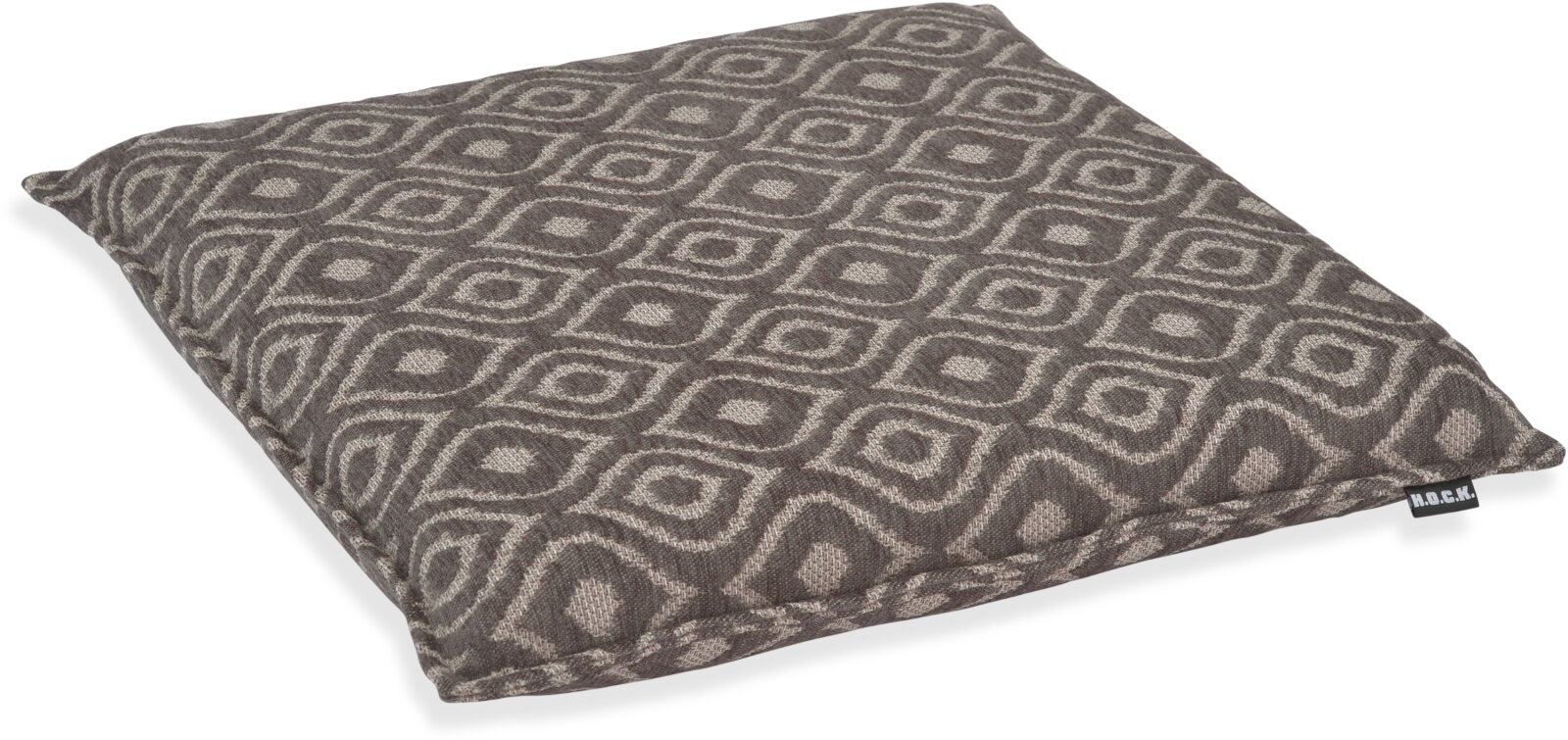 H.O.C.K. Greta Sitzkissen BLISS 45x45x6cm mit Biese grau