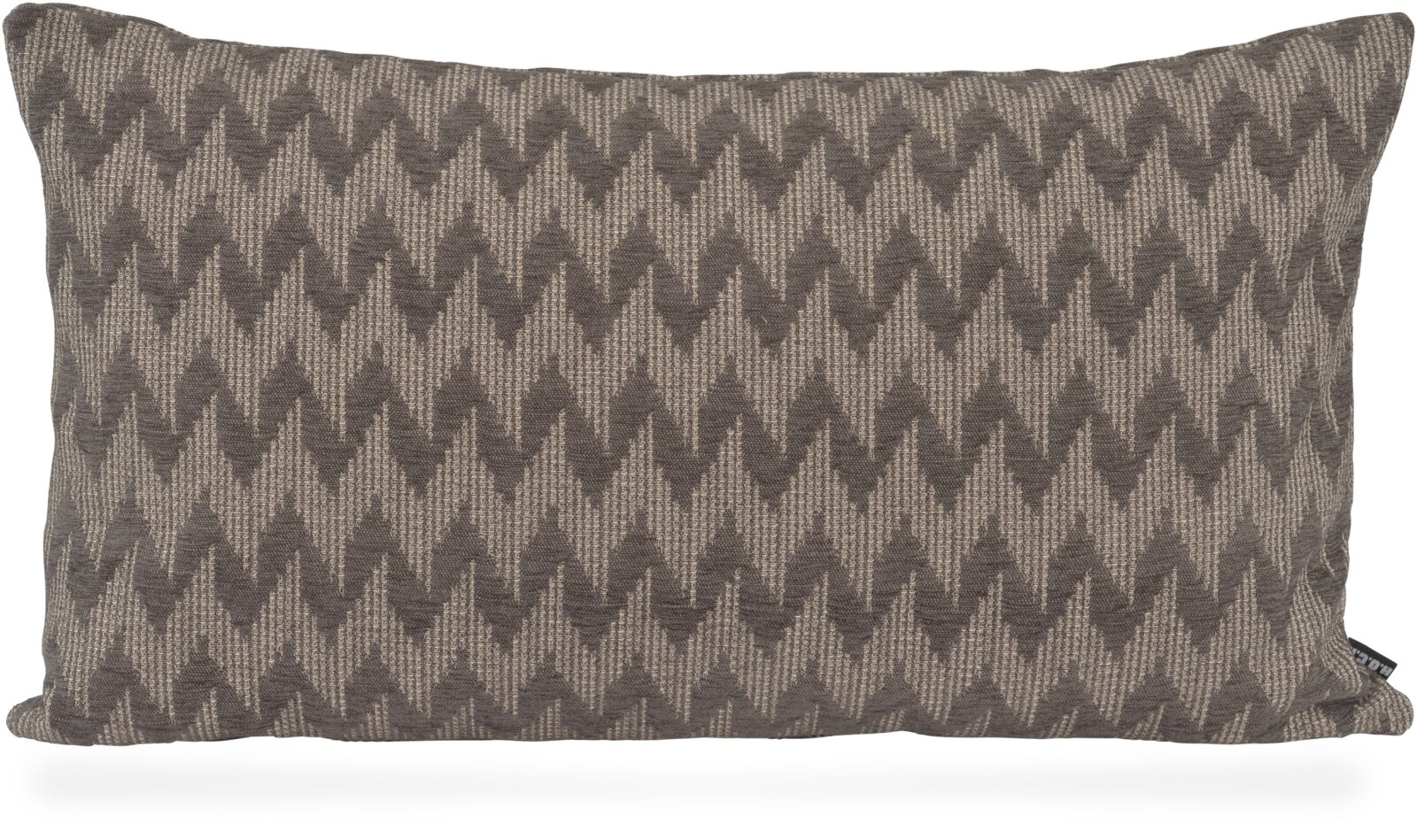 H.O.C.K. Svantje Kissen 70x40cm grau Zick-Zack
