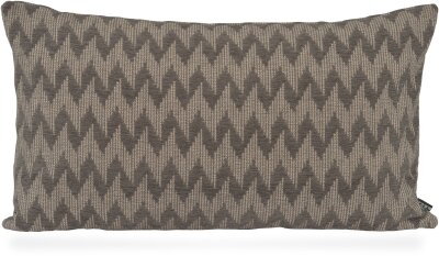 H.O.C.K. Svantje Kissen 70x40cm grau Zick-Zack