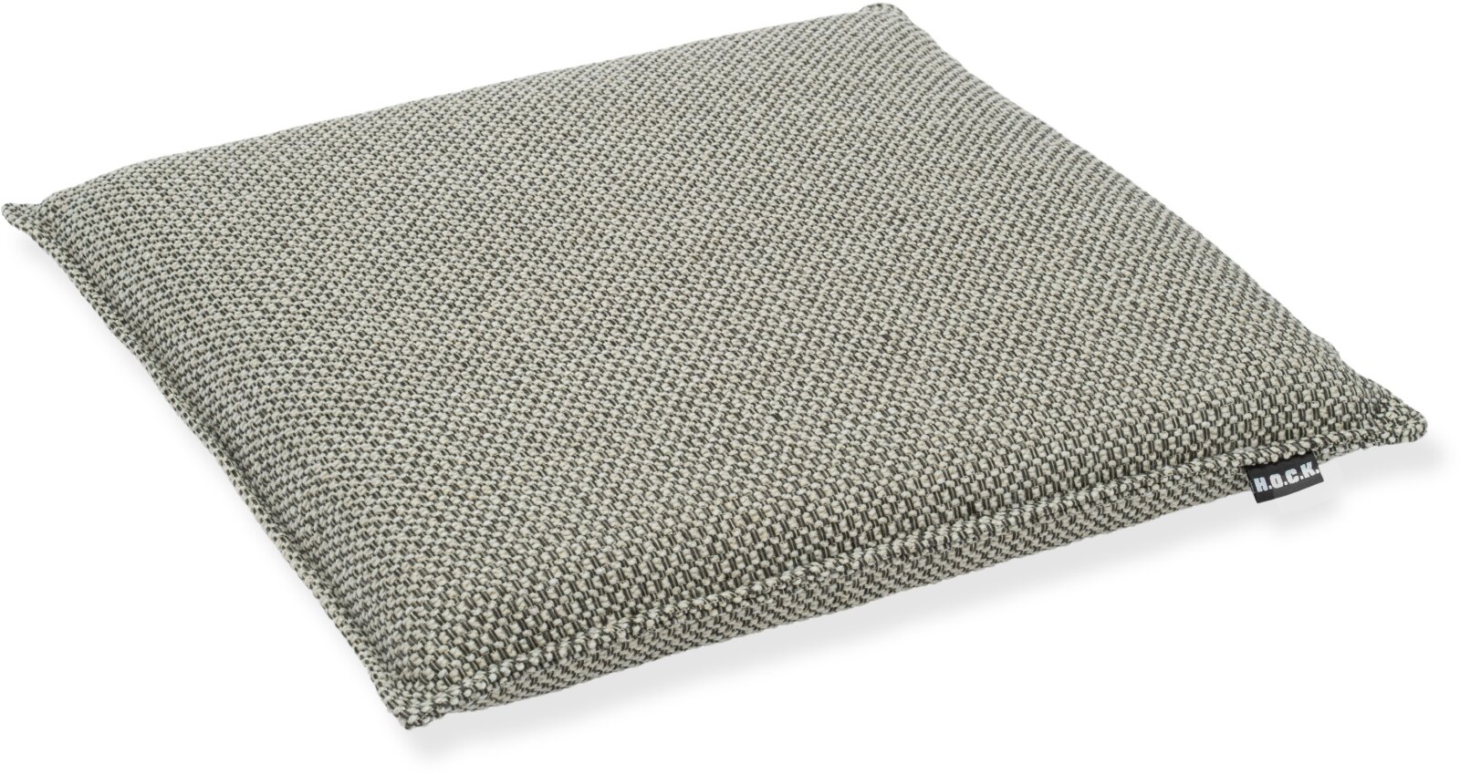 H.O.C.K. Linova Outdoor Sitzkissen BLISS 40x40x6cm anthrazit mit Biese col. 407035