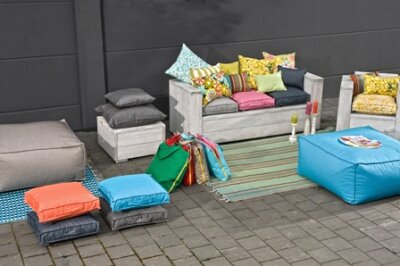 H.O.C.K. Caribe Outdoor Matratzenkissen 50x50x10cm...