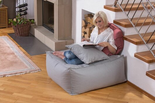 H.O.C.K. Caribe Indoor/Outdoor Lounger 90x90x40cm hell-grau gris plomo 01
