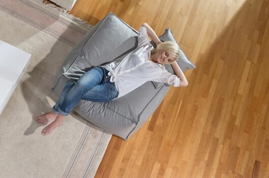 H.O.C.K. Caribe Indoor/Outdoor Lounger 90x90x40cm hell-grau gris plomo 01