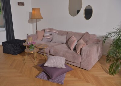 H.O.C.K. Lucky Sitzkissen BLISS 40x40x6cm mit Biese...