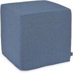 H.O.C.K. Caribe Outdoor Cube/ Sitzwürfel 45x45x45cm blau marino osc. 01