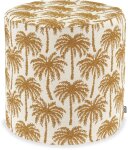 H.O.C.K. Vamosa Palms Outdoor Hocker Pouf ø40x45cm...