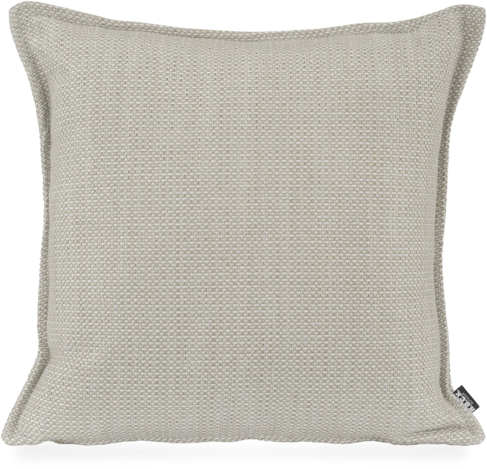 H.O.C.K. Linova Outdoor Kissen 45x45cm natur beige mit Biese col. 407024