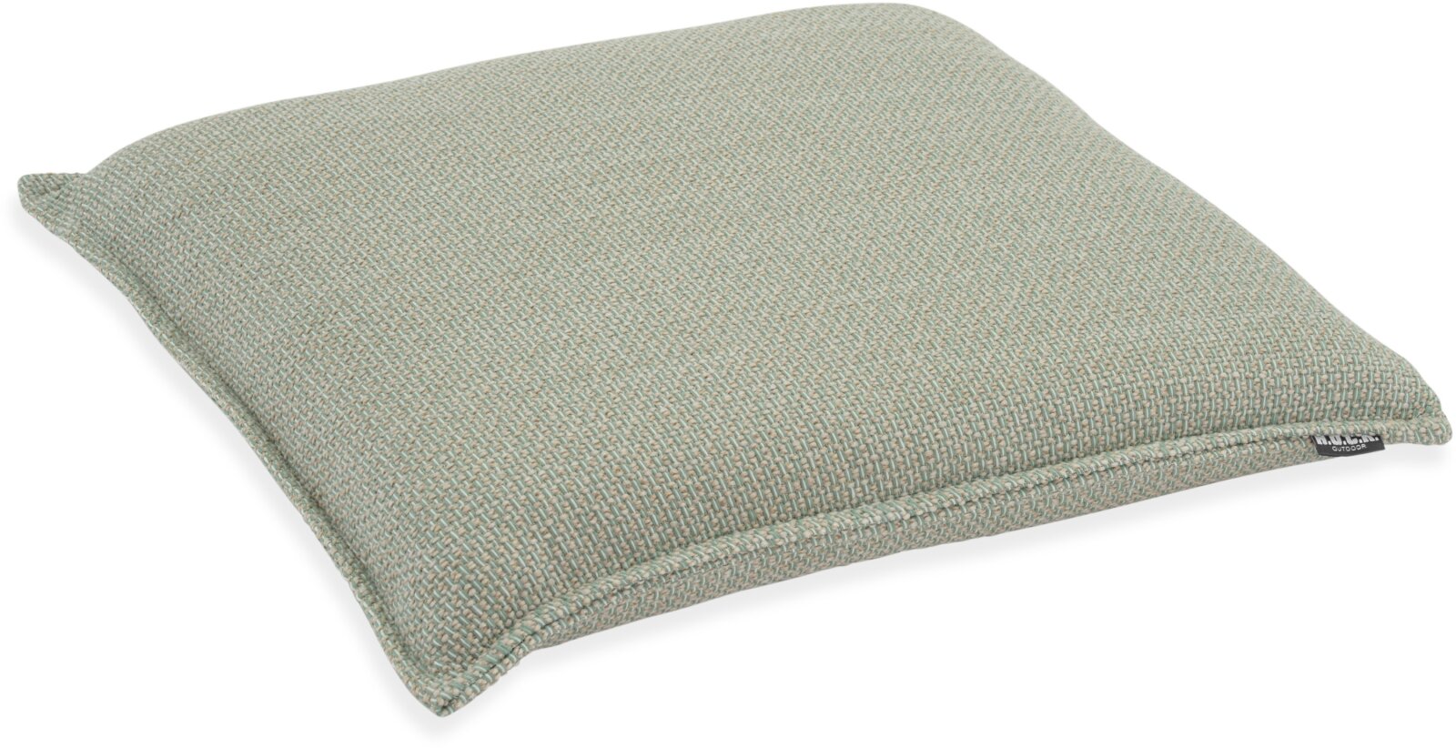 H.O.C.K. Linova Outdoor Sitzkissen BLISS 40x40x6cm salbei mint mit Biese col. 407025