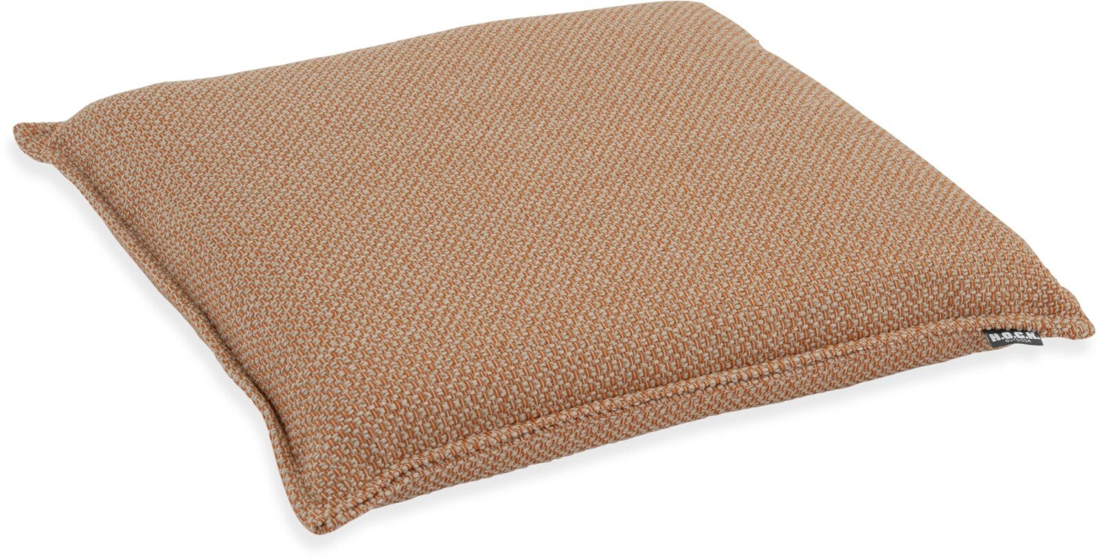 H.O.C.K. Linova Outdoor Sitzkissen BLISS 40x40x6cm orange mit Biese col. 407039