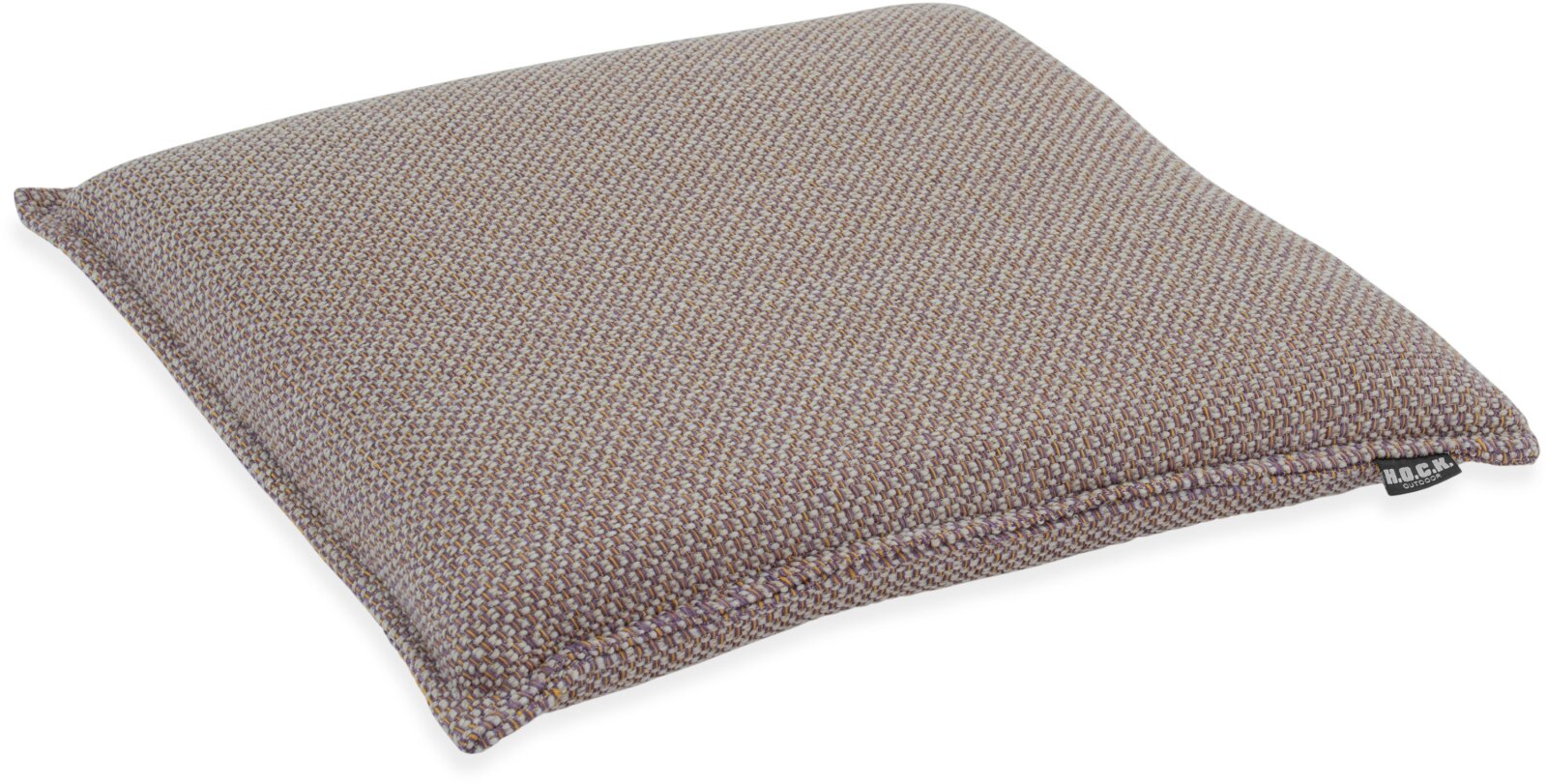 H.O.C.K. Linova Outdoor Sitzkissen BLISS 45x45x6cm lila mit Biese col. 404524