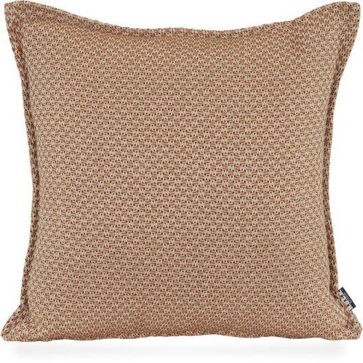 H.O.C.K. Linocea Outdoor Kissen 50x50cm orange mit Biese col. 402470
