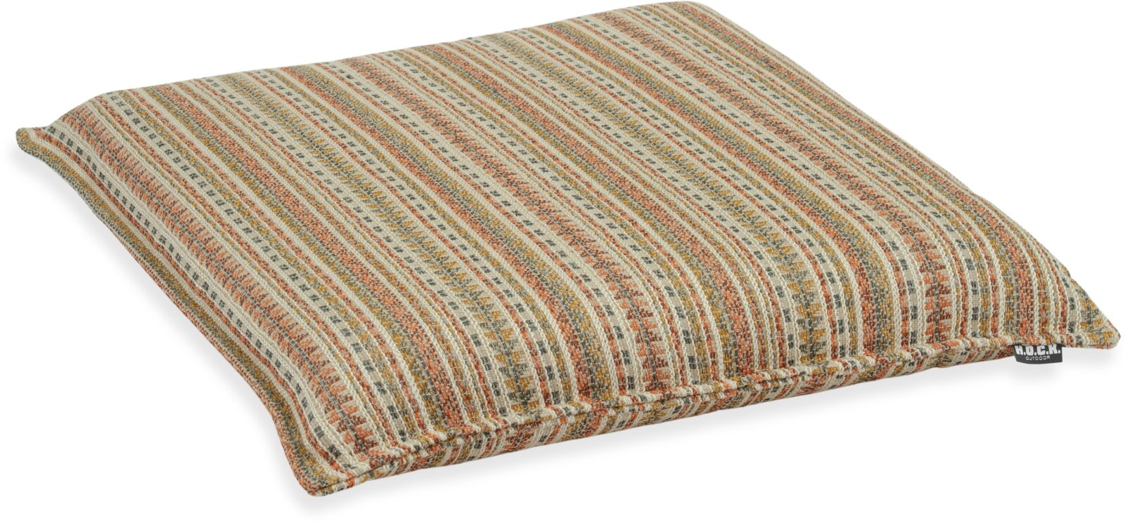 H.O.C.K. Amara Outdoor Sitzkissen BLISS 45x45x6cm terra mit Biese
