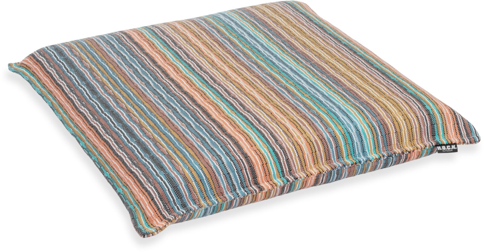 H.O.C.K. Casabella Outdoor Sitzkissen BLISS 45x45x6cm multicolor Streifen mit Biese