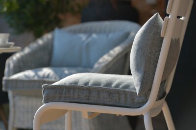 H.O.C.K. - AGORA Romy Outdoor Kissen 50x30cm blau-grau...