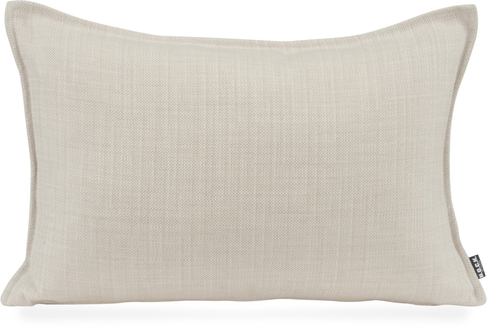 H.O.C.K. - AGORA Romy Outdoor Kissen 60x40cm mit Biese creme kleingemustert col. 20084