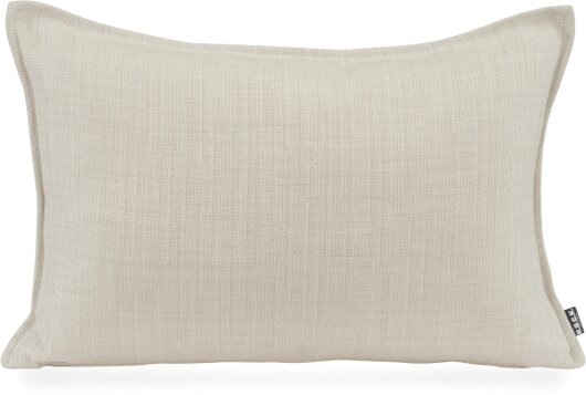 H.O.C.K. - AGORA Romy Outdoor Kissen 60x40cm mit Biese creme kleingemustert col. 20084