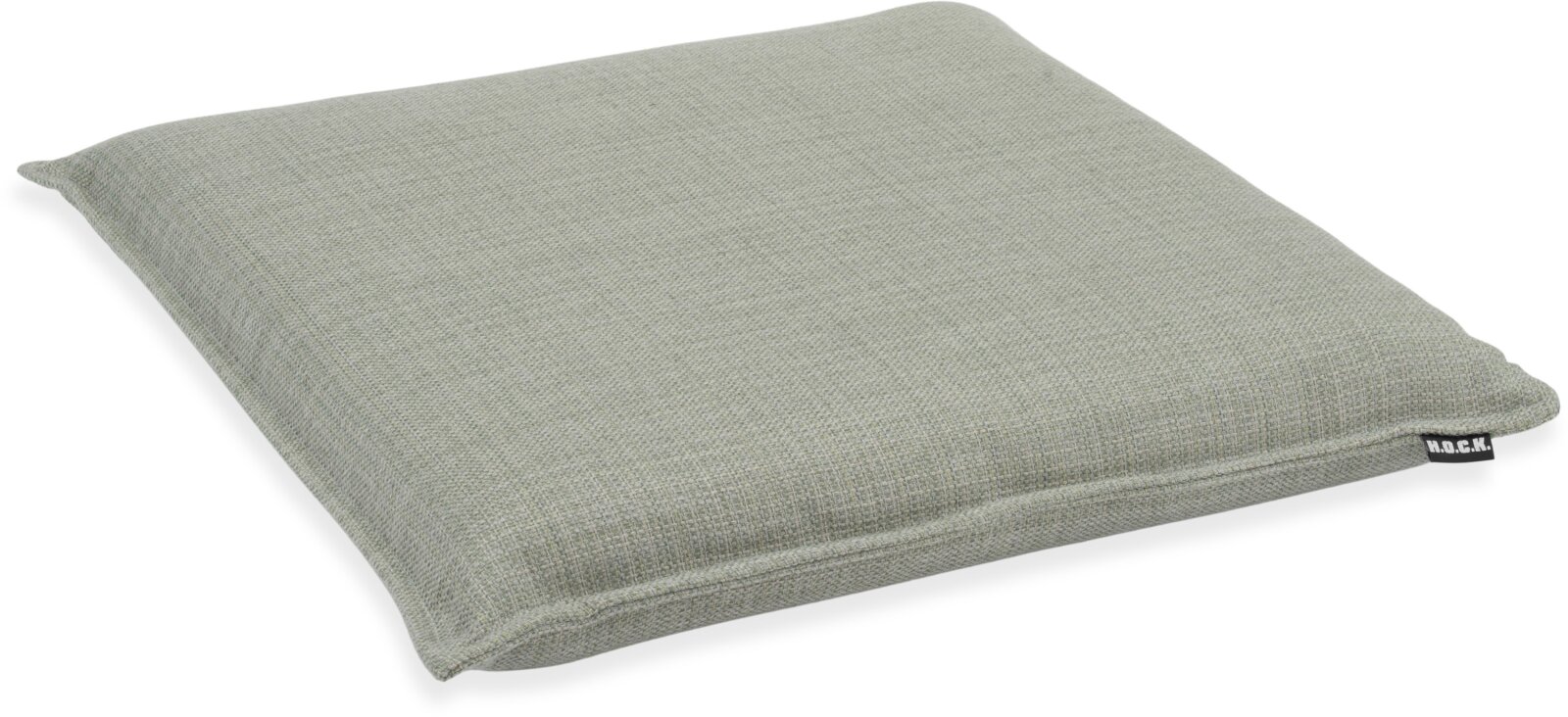 H.O.C.K. - AGORA Romy Outdoor Sitzkissen BLISS 45x45x6cm lindgrün sage mit Biese kleingemustert col. 20091