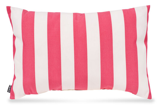 H.O.C.K. Classic Streifen Outdoor Kissen 60x40cm pink