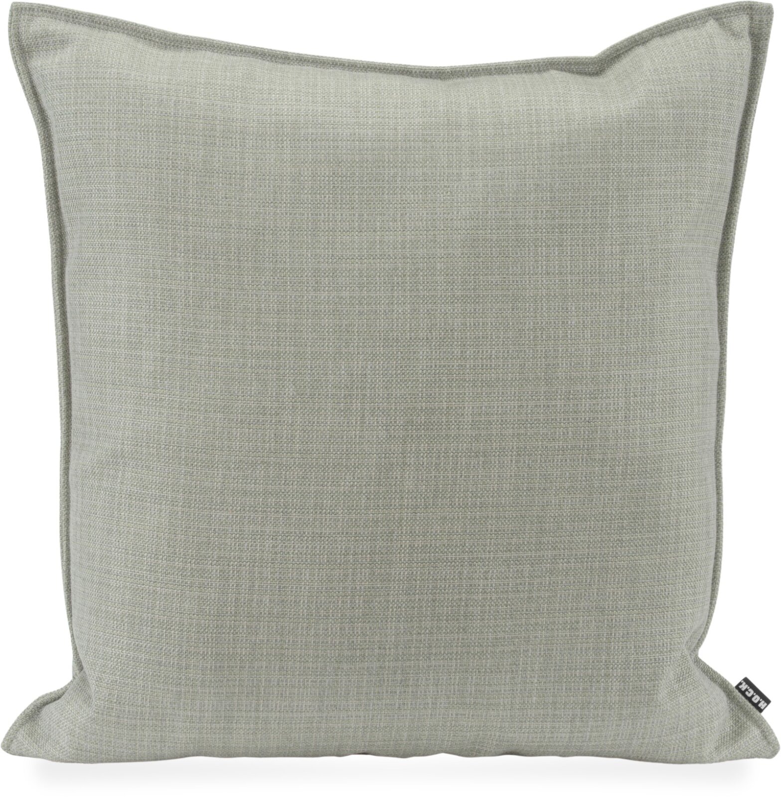 H.O.C.K. - AGORA Romy Outdoor Kissen 60x60cm mit Biese lindgrün sage kleingemustert col. 20091