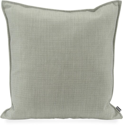 H.O.C.K. - AGORA Romy Outdoor Kissen 60x60cm mit Biese lindgrün sage kleingemustert col. 20091