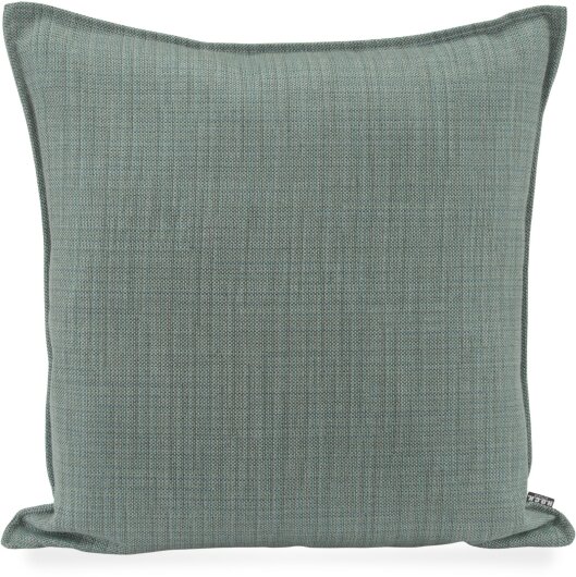 H.O.C.K. - AGORA Romy Outdoor Kissen 60x60cm mit Biese blau-grau kleingemustert col. 20092