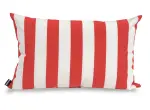 H.O.C.K. Classic Streifen Outdoor Kissen 60x40cm rot