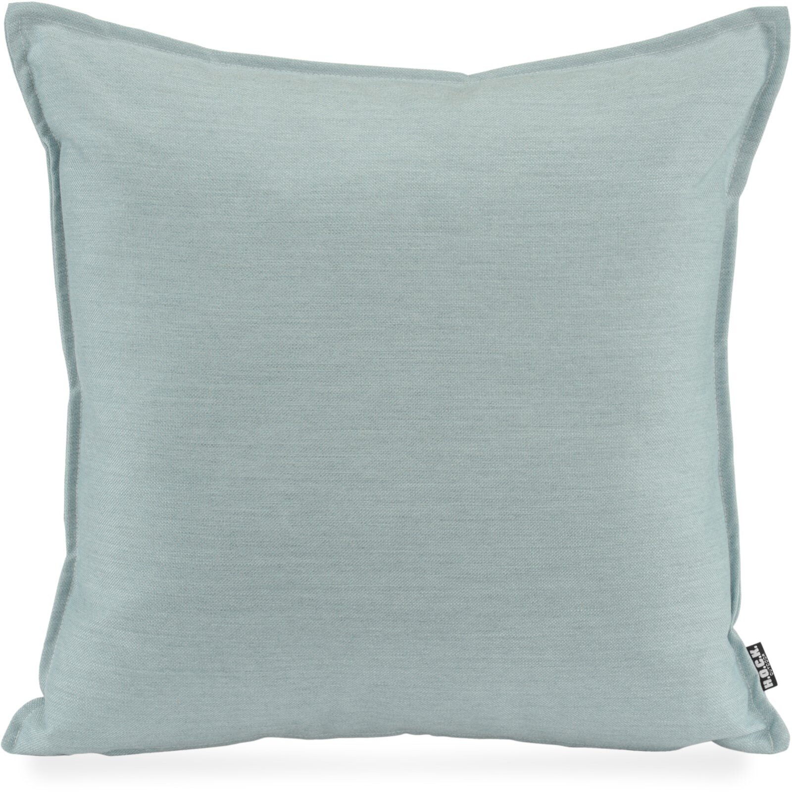 H.O.C.K. - AGORA Pamela Outdoor Kissen 50x50cm hellblau mit Biese col. 1781