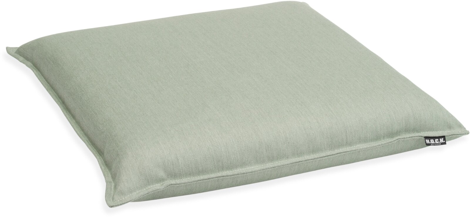 H.O.C.K. - AGORA Pamela Outdoor Sitzkissen BLISS 45x45x6cm lindgrün sage mit Biese col. 20081