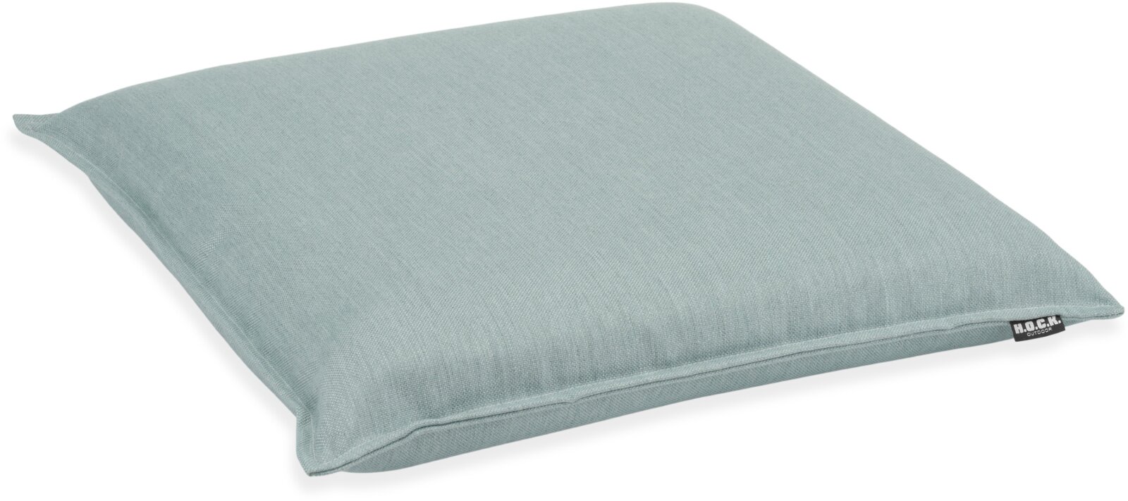 H.O.C.K. - AGORA Pamela Outdoor Sitzkissen BLISS 45x45x6cm hellblau mit Biese col. 1781