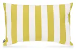 H.O.C.K. Classic Streifen Outdoor Kissen 60x40cm grün