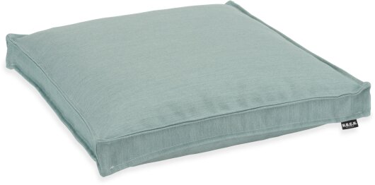 H.O.C.K. - AGORA Pamela Outdoor Sitzkissen 50x50x5cm hellblau mit Biese col. 1781