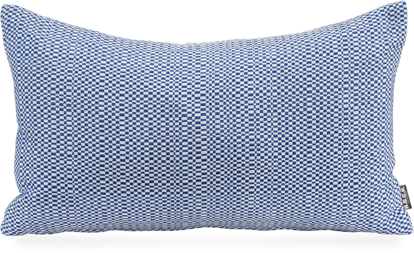 H.O.C.K. Brian Outdoor Kissen 50x30cm royal blau weiß kleingemustert