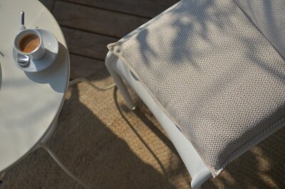 H.O.C.K. Brian Outdoor Sitzkissen BLISS 40x40x6cm taupe...