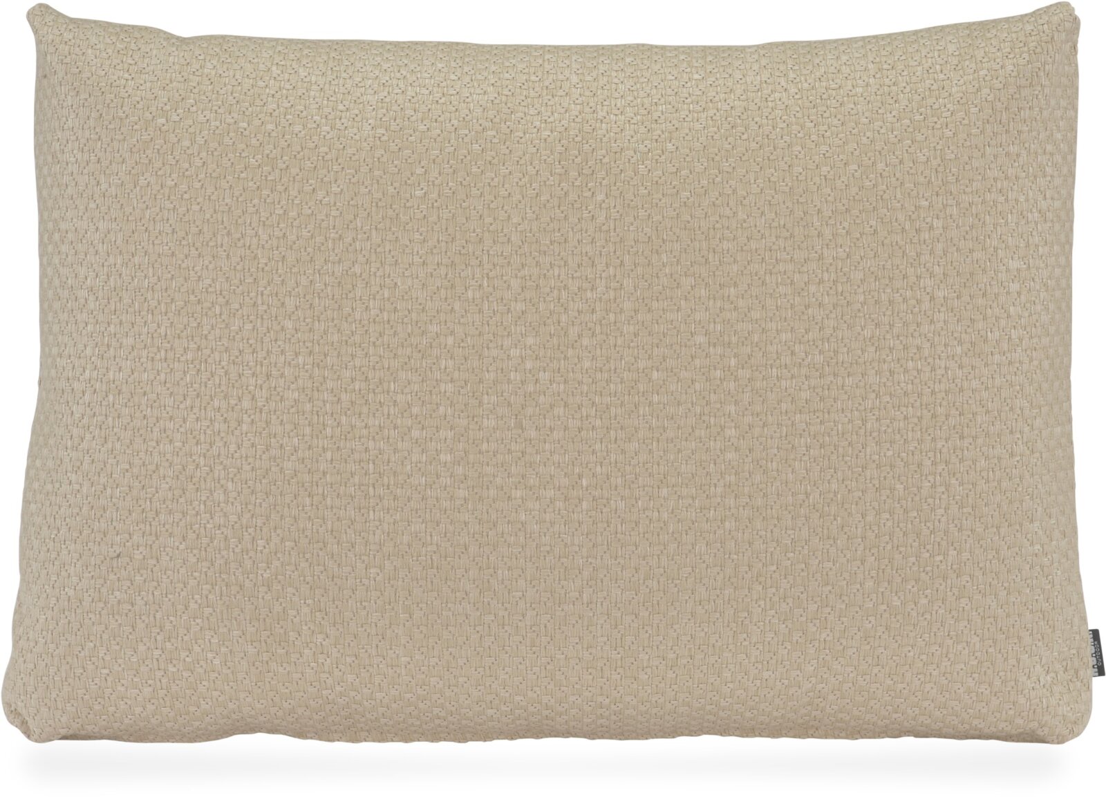 H.O.C.K. Camilla Outdoor Rückenkissen ca. 65x45x6cm abgenähte Kante Uni taupe dolce