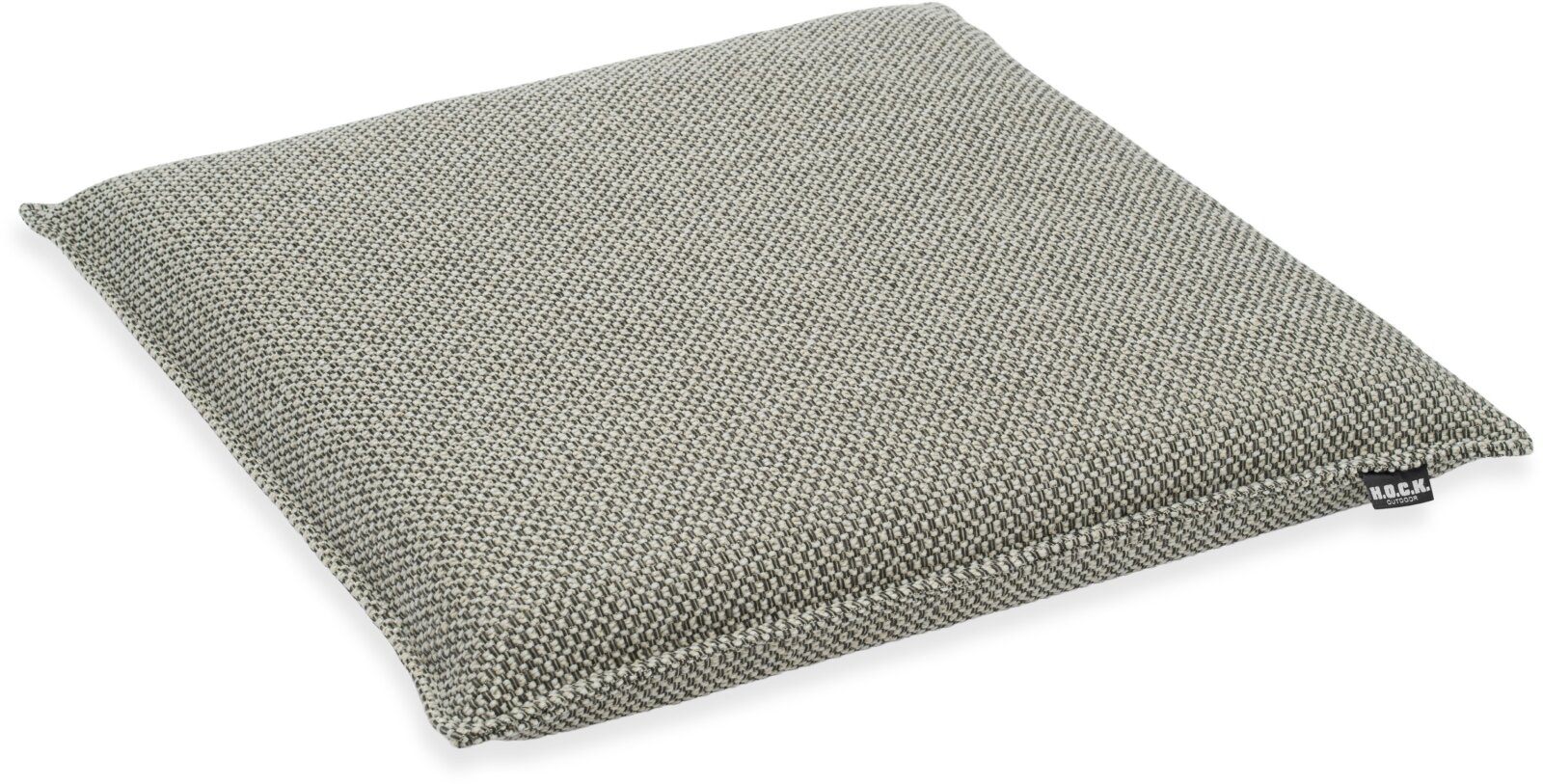 H.O.C.K. Linova Outdoor Sitzkissen BLISS 45x45x6cm anthrazit mit Biese col. 407035