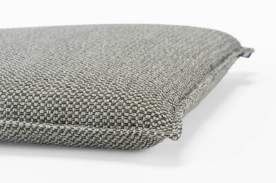 H.O.C.K. Linova Outdoor Sitzkissen BLISS 45x45x6cm anthrazit mit Biese col. 407035