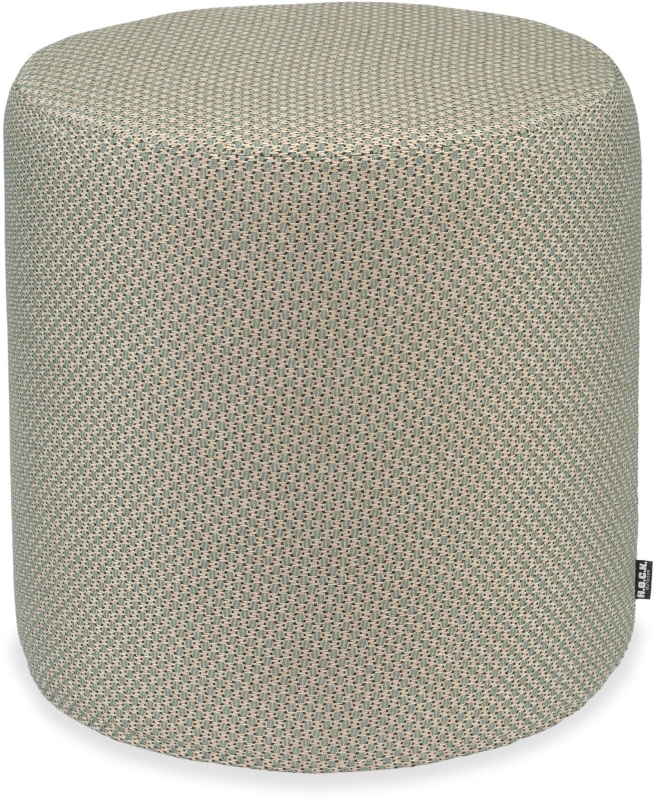 H.O.C.K. Linocea Outdoor Hocker Pouf rund ø45x45cm salbei mint col. 402477