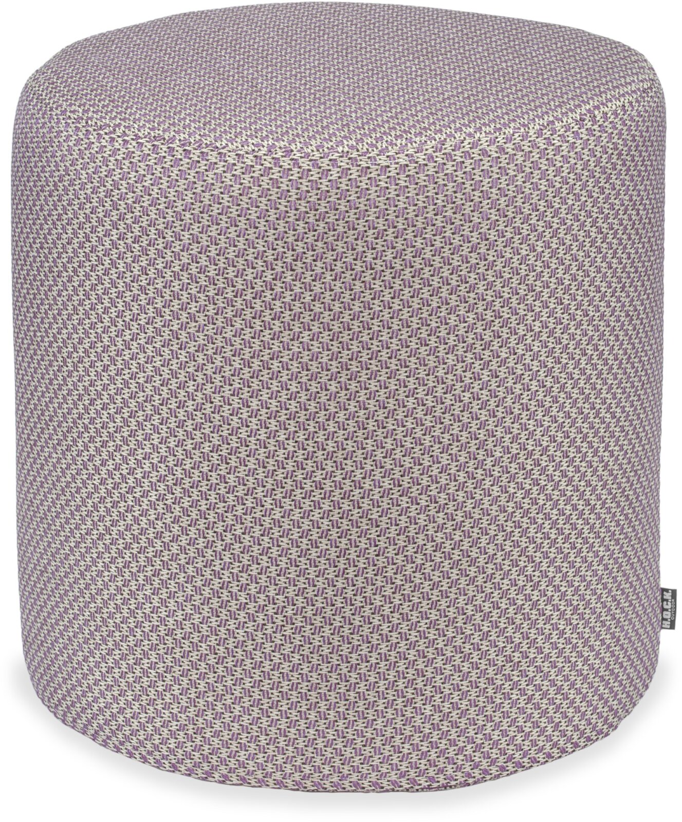 H.O.C.K. Linocea Outdoor Hocker Pouf rund ø45x45cm lila col. 404520