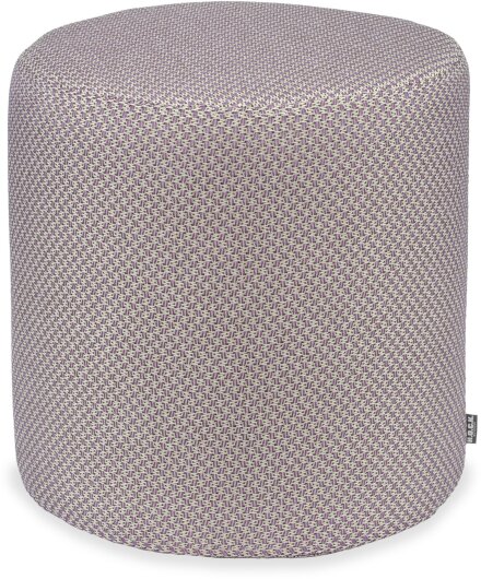 H.O.C.K. Linocea Outdoor Hocker Pouf rund ø45x45cm lila col. 404520