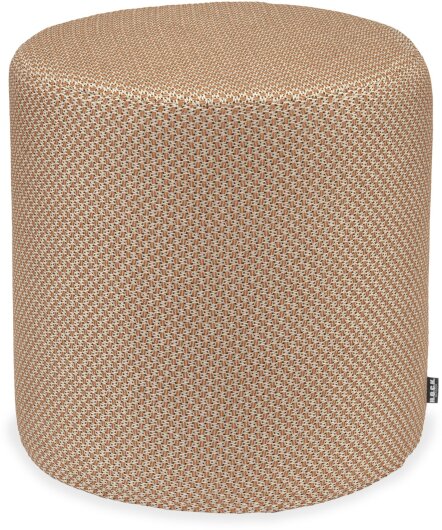 H.O.C.K. Linocea Outdoor Hocker Pouf rund ø45x45cm orange col. 402470